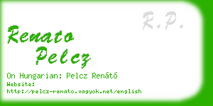 renato pelcz business card